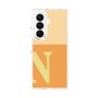 クリアケース［ オリジナル - initial two tone - N orange ］
