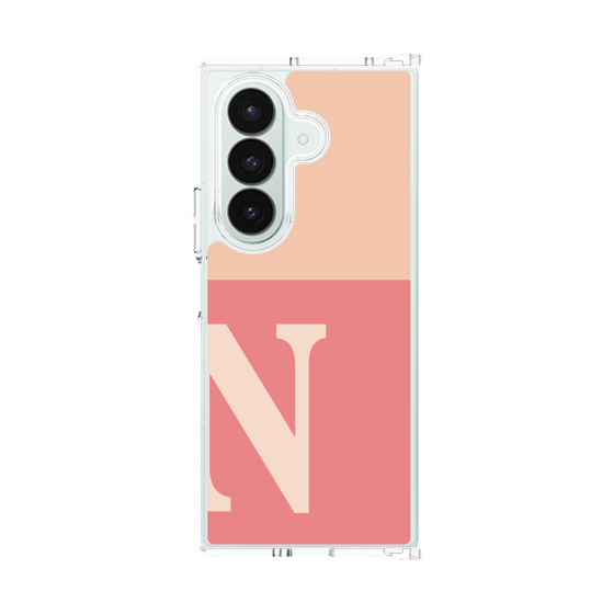 クリアケース［ オリジナル - initial two tone - N pink ］