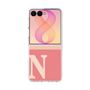クリアケース［ オリジナル - initial two tone - N pink ］