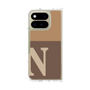 クリアケース［ オリジナル - initial two tone - N brown ］