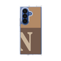 クリアケース［ オリジナル - initial two tone - N brown ］