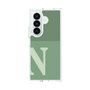 クリアケース［ オリジナル - initial two tone - N green ］