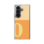 クリアケース［ オリジナル - initial two tone - O orange ］