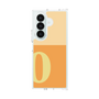 クリアケース［ オリジナル - initial two tone - O orange ］