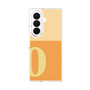 クリアケース［ オリジナル - initial two tone - O orange ］