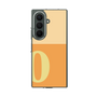 クリアケース［ オリジナル - initial two tone - O orange ］