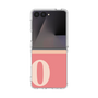 クリアケース［ オリジナル - initial two tone - O pink ］