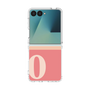 クリアケース［ オリジナル - initial two tone - O pink ］