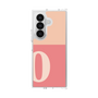 クリアケース［ オリジナル - initial two tone - O pink ］