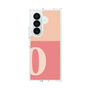 クリアケース［ オリジナル - initial two tone - O pink ］