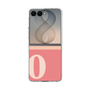 クリアケース［ オリジナル - initial two tone - O pink ］