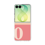 クリアケース［ オリジナル - initial two tone - O pink ］