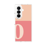 クリアケース［ オリジナル - initial two tone - O pink ］