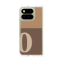 クリアケース［ オリジナル - initial two tone - O brown ］