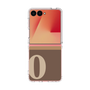 クリアケース［ オリジナル - initial two tone - O brown ］