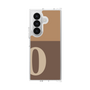 クリアケース［ オリジナル - initial two tone - O brown ］