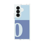 クリアケース［ オリジナル - initial two tone - O blue ］