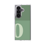 クリアケース［ オリジナル - initial two tone - O green ］