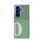 クリアケース［ オリジナル - initial two tone - O green ］