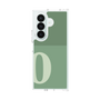 クリアケース［ オリジナル - initial two tone - O green ］