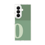 クリアケース［ オリジナル - initial two tone - O green ］