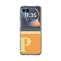 クリアケース［ オリジナル - initial two tone - P orange ］