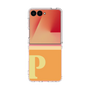 クリアケース［ オリジナル - initial two tone - P orange ］