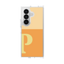 クリアケース［ オリジナル - initial two tone - P orange ］