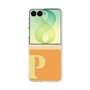 クリアケース［ オリジナル - initial two tone - P orange ］