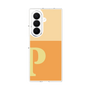 クリアケース［ オリジナル - initial two tone - P orange ］
