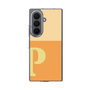 クリアケース［ オリジナル - initial two tone - P orange ］