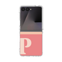クリアケース［ オリジナル - initial two tone - P pink ］