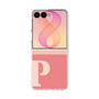 クリアケース［ オリジナル - initial two tone - P pink ］