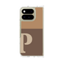クリアケース［ オリジナル - initial two tone - P brown ］
