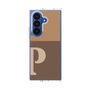 クリアケース［ オリジナル - initial two tone - P brown ］
