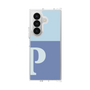 クリアケース［ オリジナル - initial two tone - P blue ］