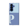 クリアケース［ オリジナル - initial two tone - P blue ］