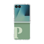 クリアケース［ オリジナル - initial two tone - P green ］