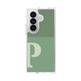 クリアケース［ オリジナル - initial two tone - P green ］