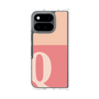 クリアケース［ オリジナル - initial two tone - Q pink ］