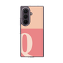 クリアケース［ オリジナル - initial two tone - Q pink ］
