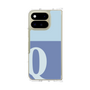 クリアケース［ オリジナル - initial two tone - Q blue ］