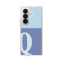 クリアケース［ オリジナル - initial two tone - Q blue ］