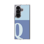 クリアケース［ オリジナル - initial two tone - Q blue ］