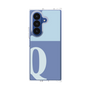 クリアケース［ オリジナル - initial two tone - Q blue ］
