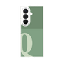 クリアケース［ オリジナル - initial two tone - Q green ］