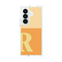 クリアケース［ オリジナル - initial two tone - R orange ］