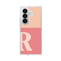 クリアケース［ オリジナル - initial two tone - R pink ］