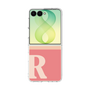 クリアケース［ オリジナル - initial two tone - R pink ］