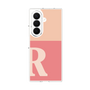 クリアケース［ オリジナル - initial two tone - R pink ］